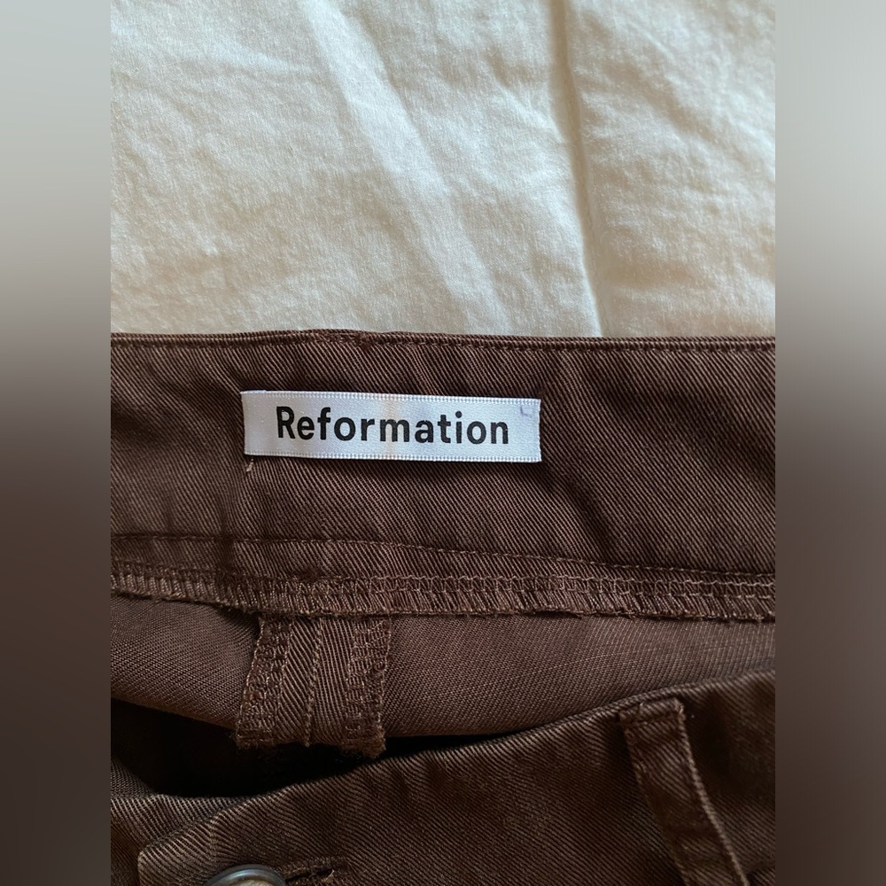 reformation brown pants - Picture 4 of 4